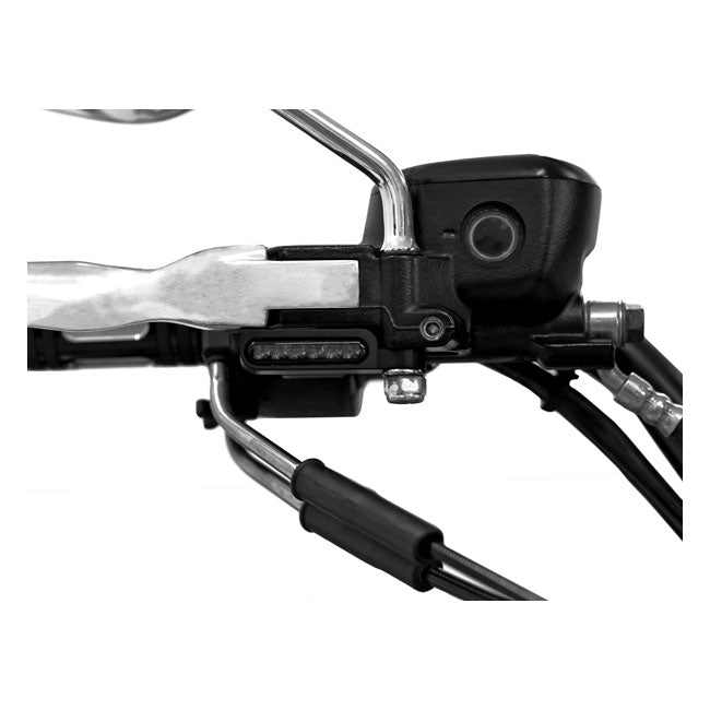 Zieger Below Bar LED Turnsignals # 1, Black – Hydraulic Clutch: 2009–2016 FLT/Touring…