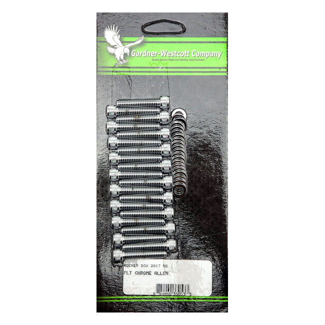 Gardner-Westcott Rocker Box Hardware Kit. Chrome – 2018–2025 Softail; 2017–2025…