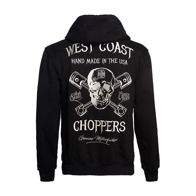 West Coast Choppers Wcc High Speed Zip Hoodie Black – S