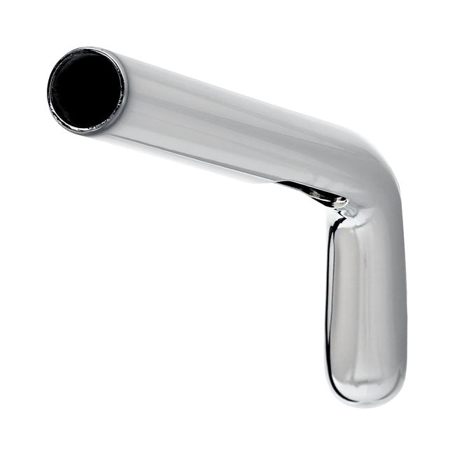 Biltwell 1" handlebar Tracker Mid 1-1/8" O/S chrome 82-22 H-D (excl. 08-22 e-throttle models) with 1-1/8" diameter risers