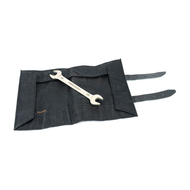 Longride Toolroll Waxed Cotton. Black – Universal