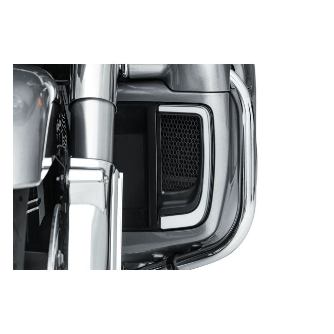 Kuryakyn Tracer LED Lighting for Fairing Lower Grill Black – 2014–2019 FLHTCU; 2015–2016 FLHTCUL…