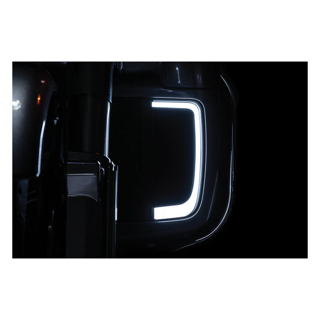 Kuryakyn Tracer LED Lighting for Fairing Lower Grill Black – 2014–2019 FLHTCU; 2015–2016 FLHTCUL…