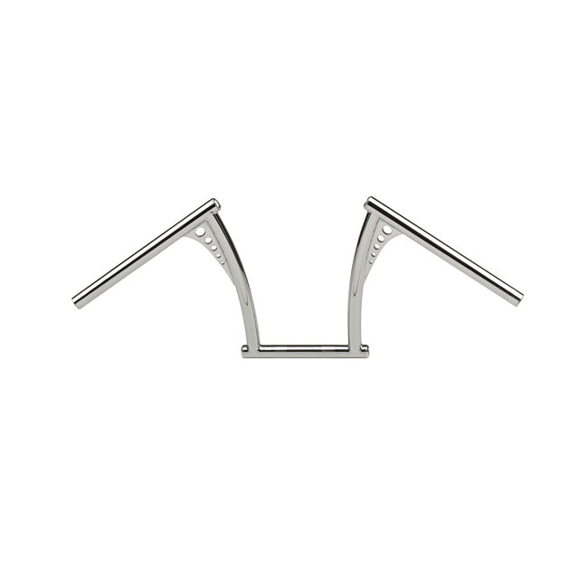 RSD, Vintage 1" Handlebar. 12" Rise. Chrome for 82-20 H-D (Excl. 08-20 E-Throttle; 88-11 Springers)