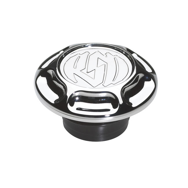 RSD Vintage Gas Cap Chrome for 96-20 H-D With Screw-In Gas Caps