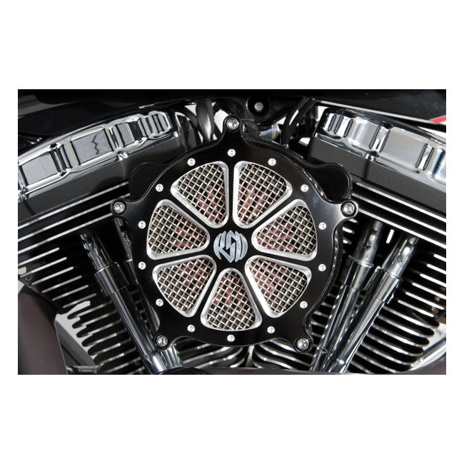 RSD Venturi Air Cleaner 7 Spoke for Cv Carb: 93-06 All Big Twin; Delphi Inj.: 01-15 Softail; 04-17 Dyna (Excl. 2017 FXdls); 02-07 Flt/Touring
