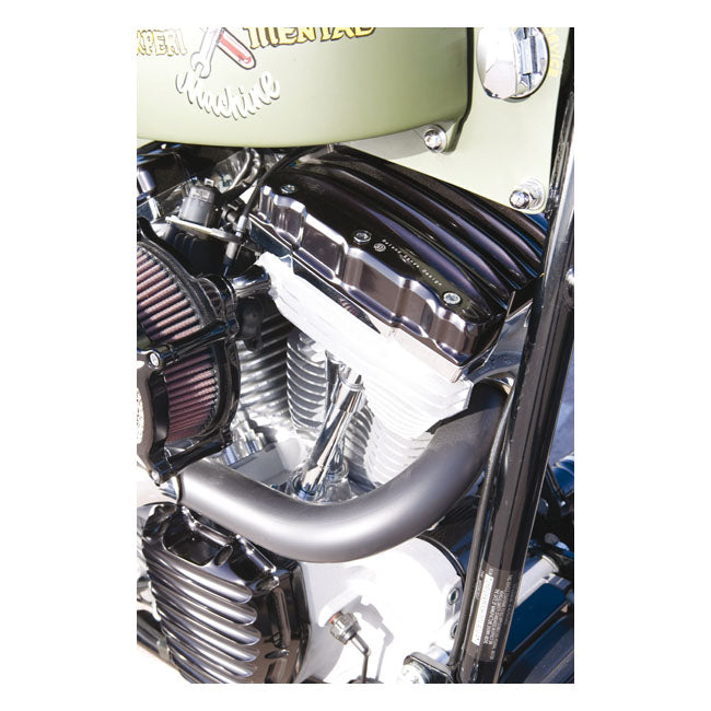RSD, Nostalgia Rocker Cover Set. Black for 99-17 Twin Cam