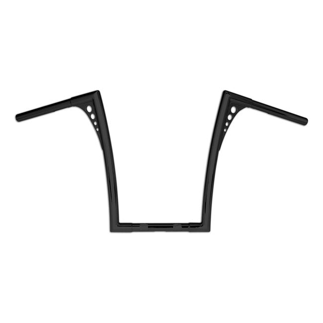 RSD, Vintage King Ape 1-1/4" Handlebar. Black. 19" for 82-20 H-D (Excl. 08-20 E-Throttle; 88-11 Springers)
