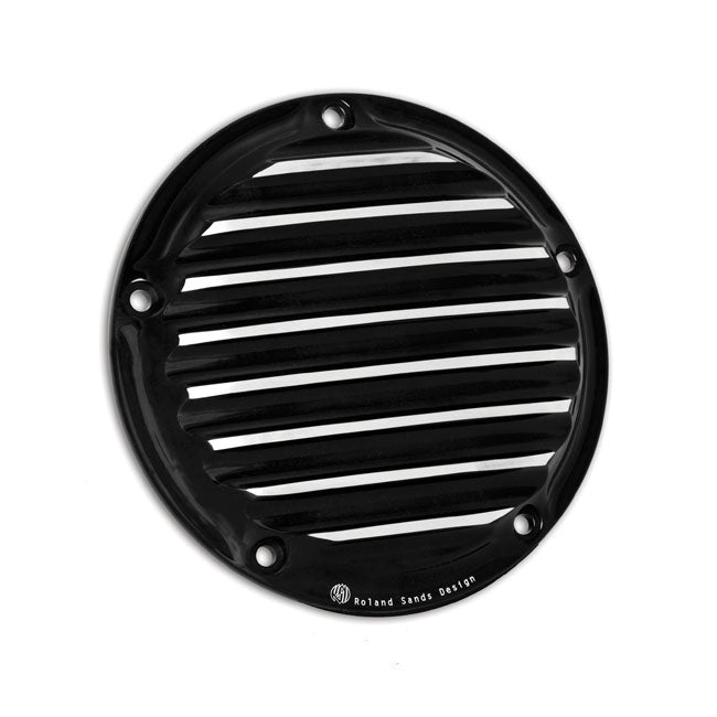Roland Sands Design Contrast Cut 5-Hole Nostalgia Derby Cover for Various Various Harley-Davidson Motorcycles (See Fitment List)