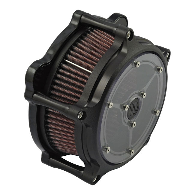 Roland Sands Design Black Ops Clarity Air Cleaner for Various Various Harley-Davidson Motorcycles (See Fitment List)