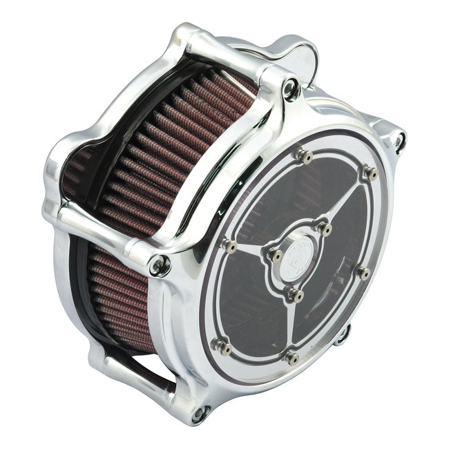 Roland Sands Design Chrome Clarity Air Cleaner for Various Various Harley-Davidson Motorcycles (See Fitment List)