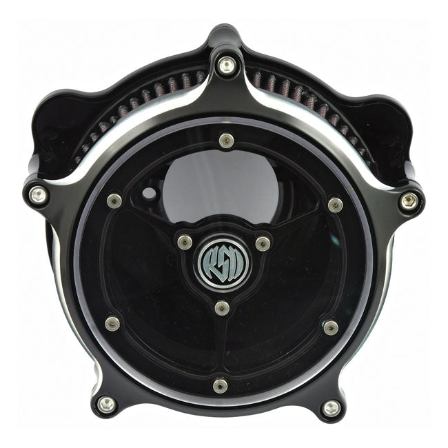 RSD Clarity Air Cleaner for Cv Carb: 93-06 All Big Twin; Delphi Inj.: 01-15 Softail; 04-17 Dyna (Excl. 2017 FXdls); 02-07 Flt/Touring