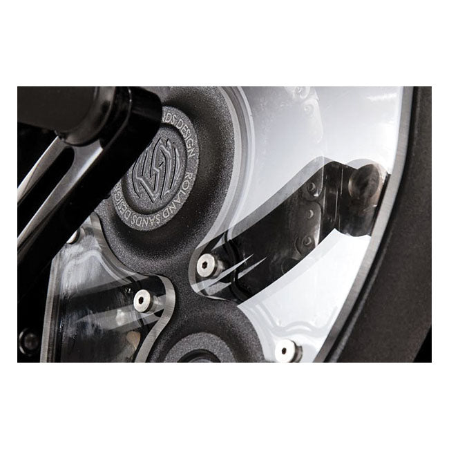 Roland Sands Design Black Ops Clarity Cam Cover for 2000-2017 Harley-Davidson Softail and 2001-2017 Harley-Davidson Dyna