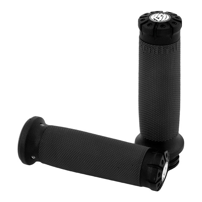 Roland Sands Design Black Ops Chrono Grips for Various Various Harley-Davidson Motorcycles (See Fitment List)