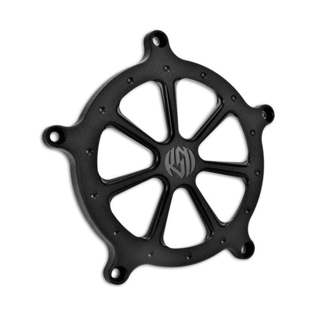 RSD Venturi air cleaner face plate. 'Speed 7' Black Ops