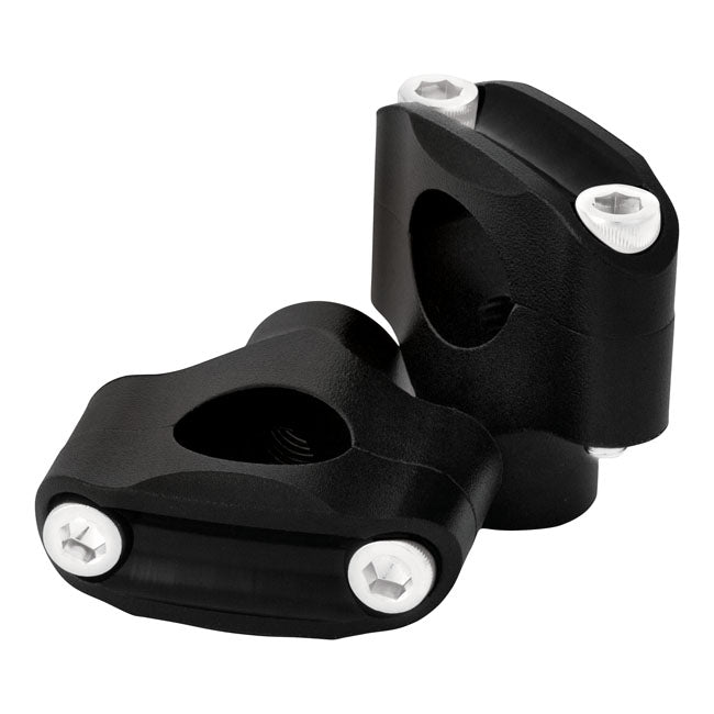 Roland Sands Design Black Ops 1 1/2 in. 2-Bolt Nostalgia Risers