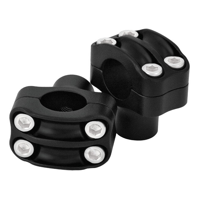 Roland Sands Design Black Ops 1 1/2 in. 4-Bolt Nostalgia Risers