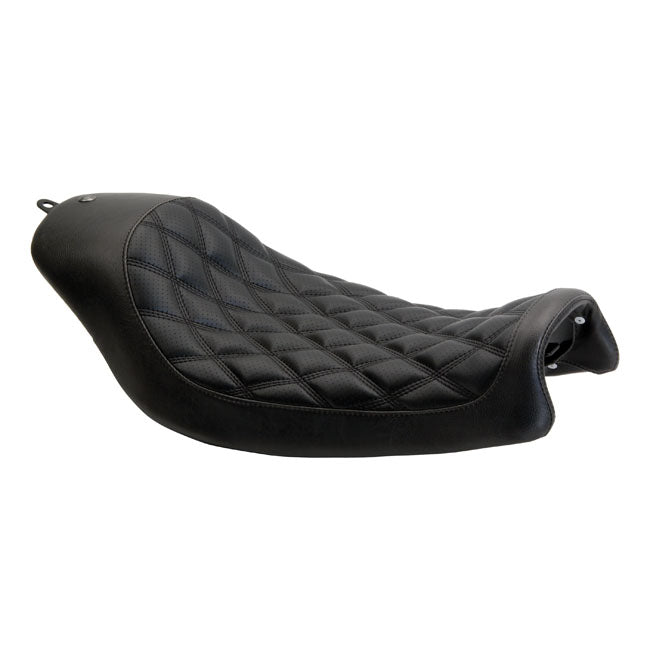 Roland Sands Design Boss solo seat. Black 06-17 Dyna (06-16 FXDF Fatbob requires 589644 bracket)