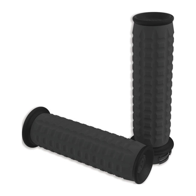Roland Sands Design Black Ops Traction Grips for Various Various Harley-Davidson Motorcycles (See Fitment List)