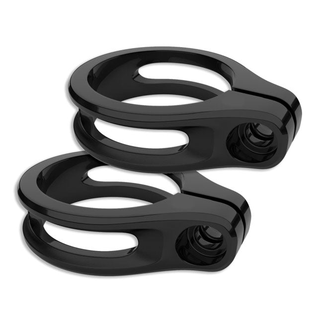 Roland Sands Design 49mm Gloss Black Turn Signal Fork Mount