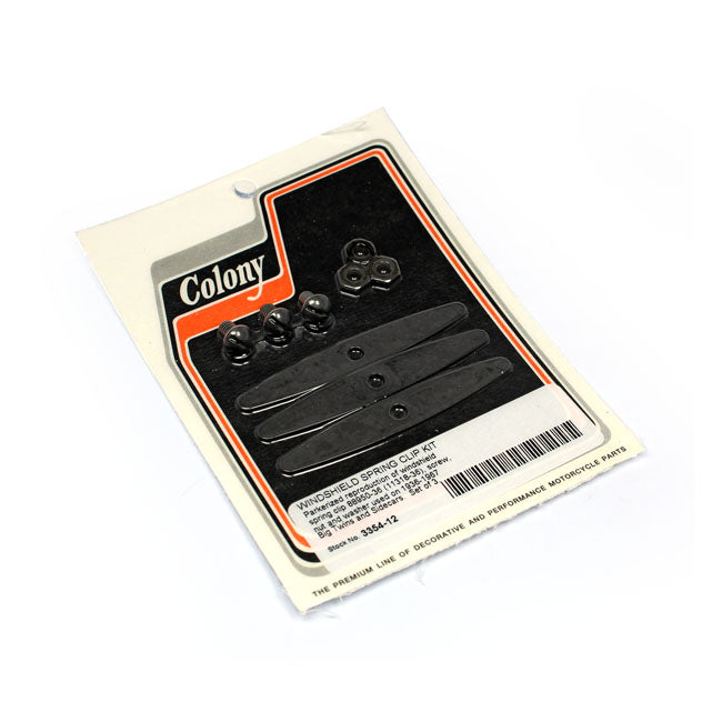 Colony Windshield Spring Clip Kit – 36-E67 Big Twins and Sidecars