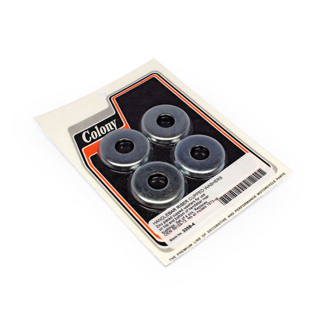 Colony Handlebar Riser Cupped Washer Kit. Zinc – 1973–2025 All Big Twin; 2009–2025…