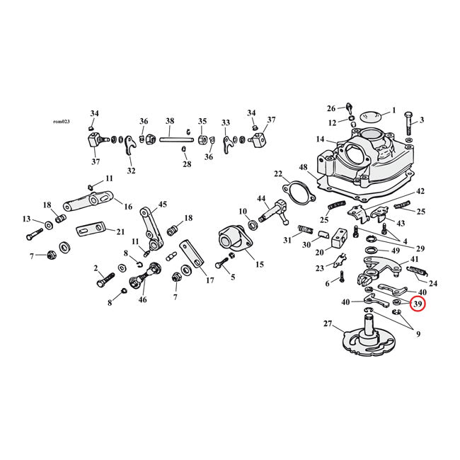 MCS Spacer, Shifter Pawl – L1979–1986 4-Speed Big Twin; 1972–1990…