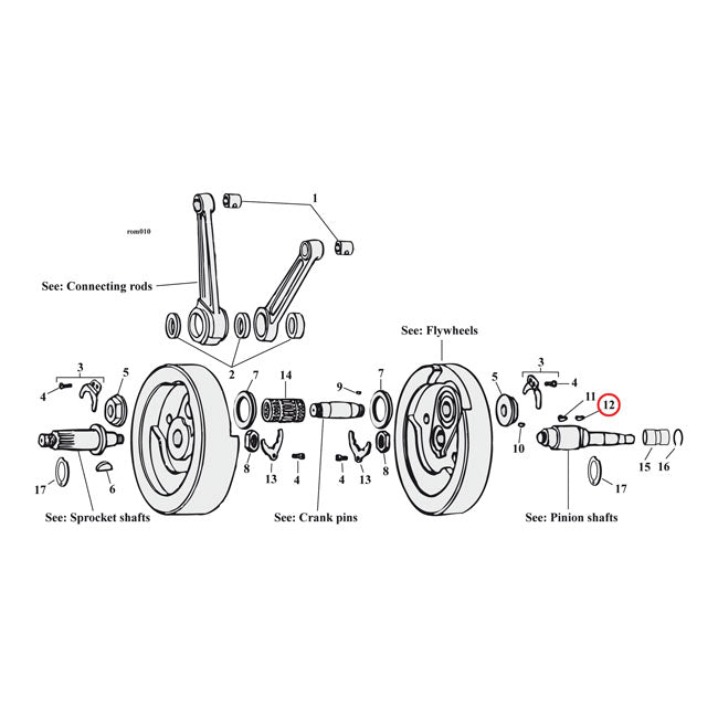 MCS Woodruff Key, T-Key – 1990–1999 Big Twin; 1991–1999 XL…