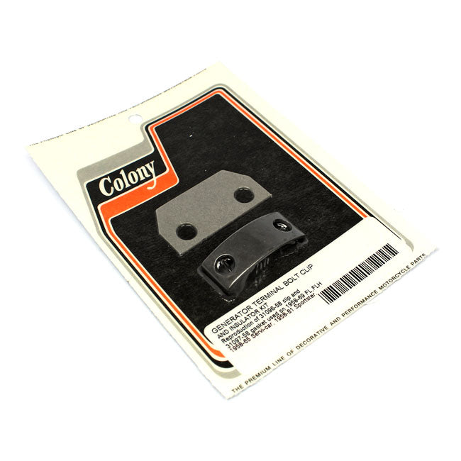 Colony Generator Terminal Bolt Clip & Insulator Kit – 1958–1969 FL; FLH; 1958–1981 Sportster…