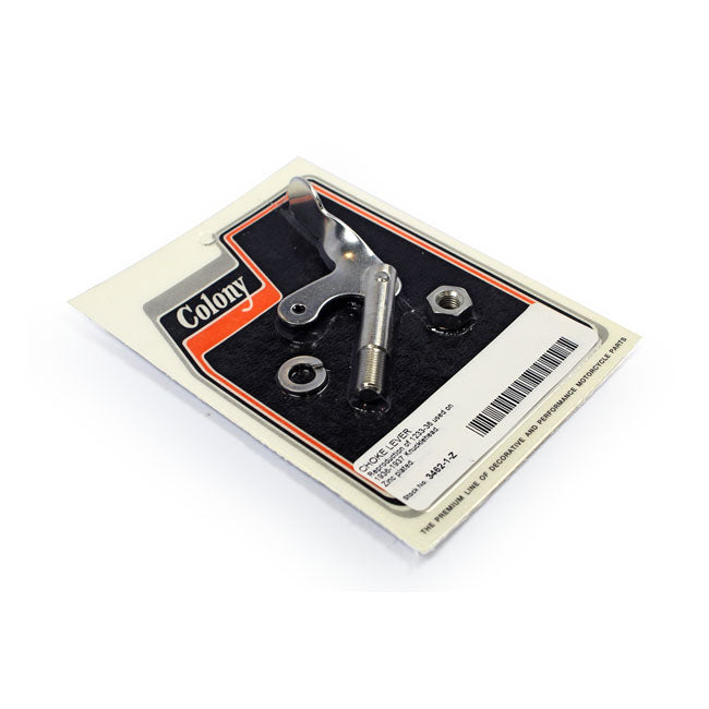 Colony Linkert choke lever. Zinc plated 36-37 Knucklehead