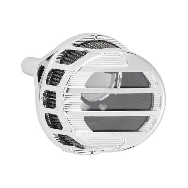 Arlen Ness Sidekick Air Cleaner Assembly. Chrome – 1991–2022 XL Sportster