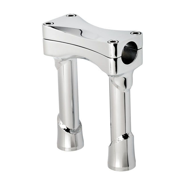 Biltwell Murdock O/S straight risers 6" chrome 1 1/8" handlebars
