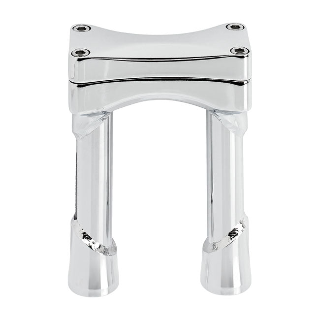 Biltwell Murdock O/S straight risers 6" chrome 1 1/8" handlebars