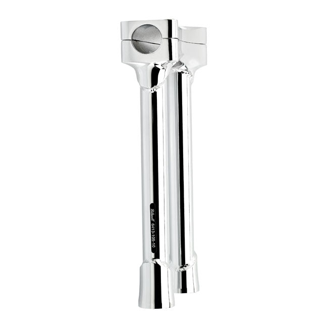 Biltwell Murdock O/S straight risers 10" chrome 1 1/8" handlebars