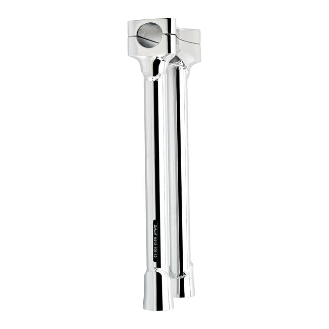 Biltwell Murdock O/S straight risers 12" chrome 1 1/8" handlebars