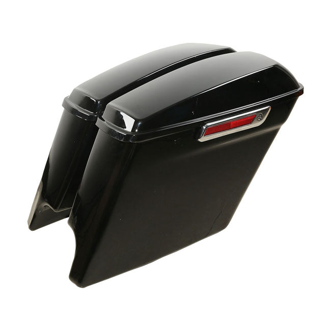 MCS 5" Down Extended Saddlebag Set. Black – 2014–2025 FLT/Touring