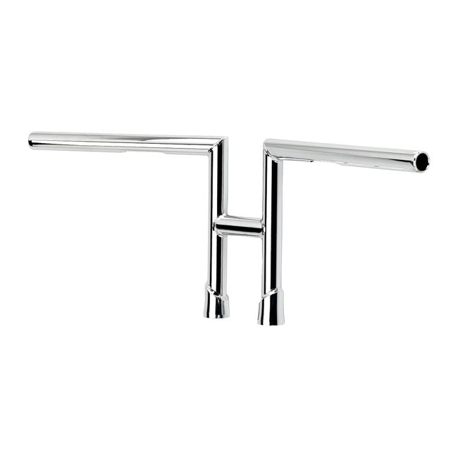 Biltwell H2-bar handlebar chrome 82-22 H-D (excl. 08-22 e-throttle) with 3-1/2" mount bolt spacing
