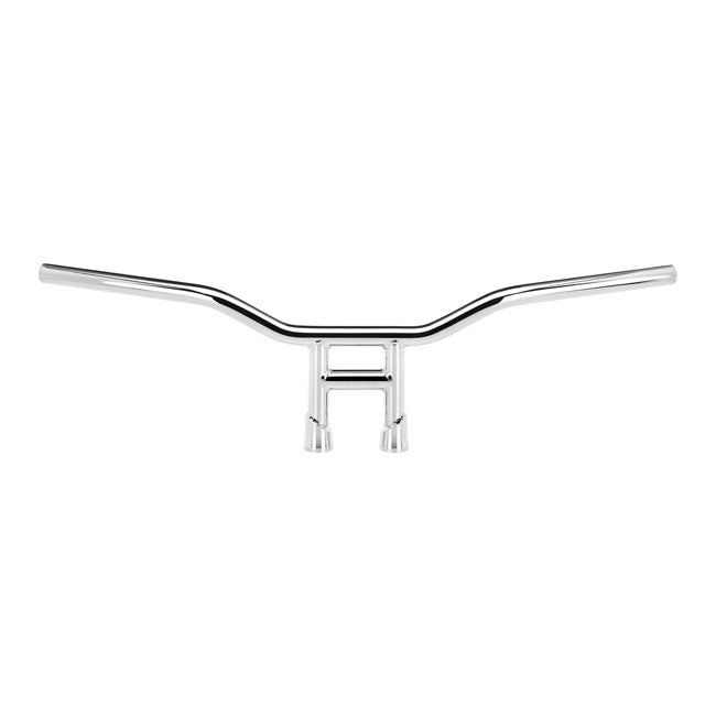 Biltwell Tyson handlebar 8" chrome 82-22 H-D (excl. 08-22 e-throttle) with 3-1/2" mount bolt spacing