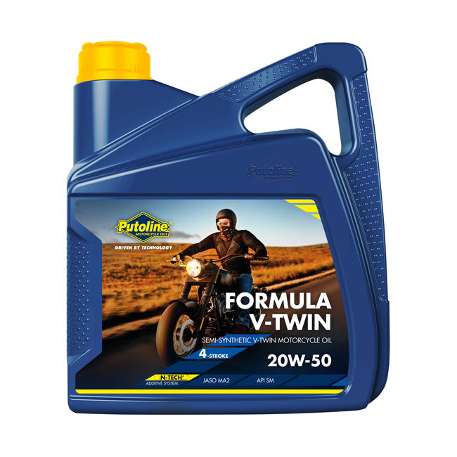 Putoline Formula V-Twin 20W-50 Motor Oil. 4 Liter