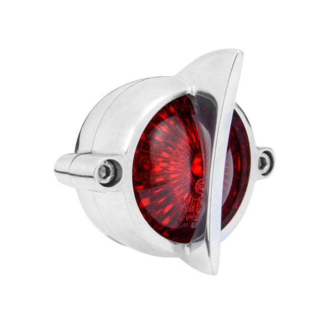 Motone Cuda Taillight. Polished, No Bracket. ECE – Universal