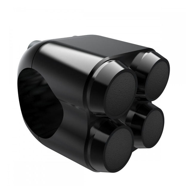 Motone Micro Switch with 4 Buttons. Black – For All Motorcycles with 1" Handlebars