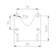 Zieger Under Fender License Plate Bracket Kit. Pro1 – Universal