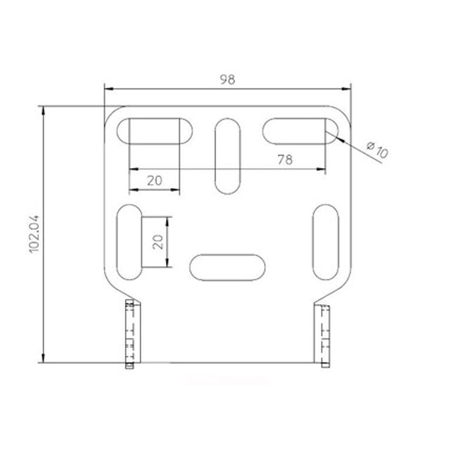 Zieger Under Fender License Plate Bracket Kit. X-Line2 – Universal