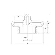 Zieger Under Fender License Plate Bracket Kit. X-Line6 – Universal
