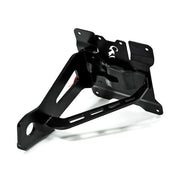 Zieger Side Mount License Plate Bracket Kit. Black – 2005–2017 Dyna (Incl. FLD Switchback)
