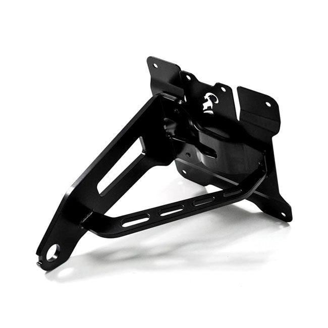 Zieger Side Mount License Plate Bracket Kit. Black – 1984–2007 Softail