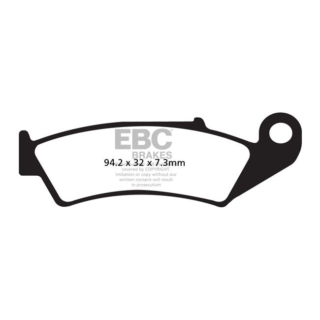 EBC Carbon X / TT Series Brake Pads – Front: Honda: 1988–1990 XR 600 RJ/RK/RL…