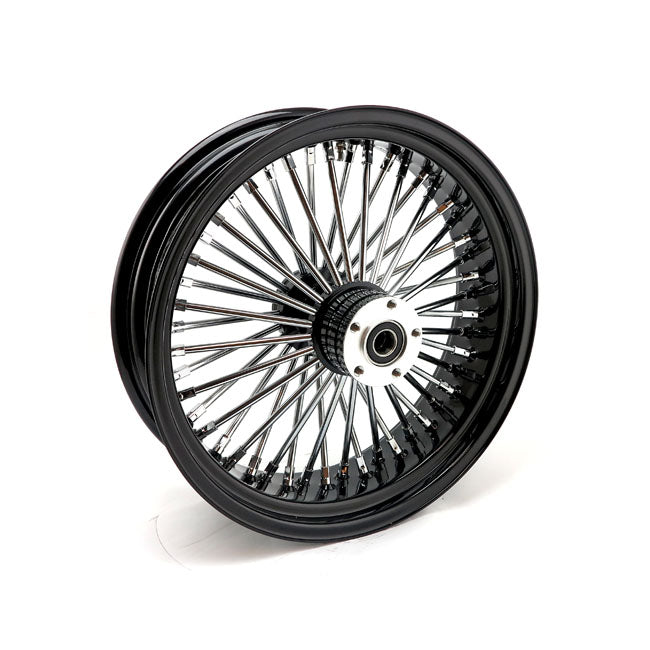 MCS Radial 48 Fat Spoke Rear Wheel 5.50 X 18 Black – 2002–2007 FLT/Touring; 2002–2006 V-Rod