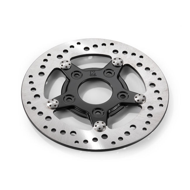 Kustom Tech K-Tech Front Left Brake Rotor 8.5" Stainless, Black Center – Upto 1999 Models