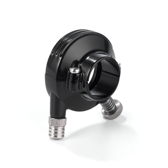 Kustom Tech K-Tech 1" Deluxe Throttle Housing. Black Anodized Aluminum – 1" / 25.4mm Handlebars